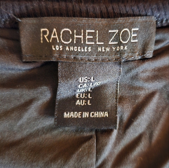 Rachel Zoe Ribbed T-shirt Dress/Size Large - Picture 4 of 4